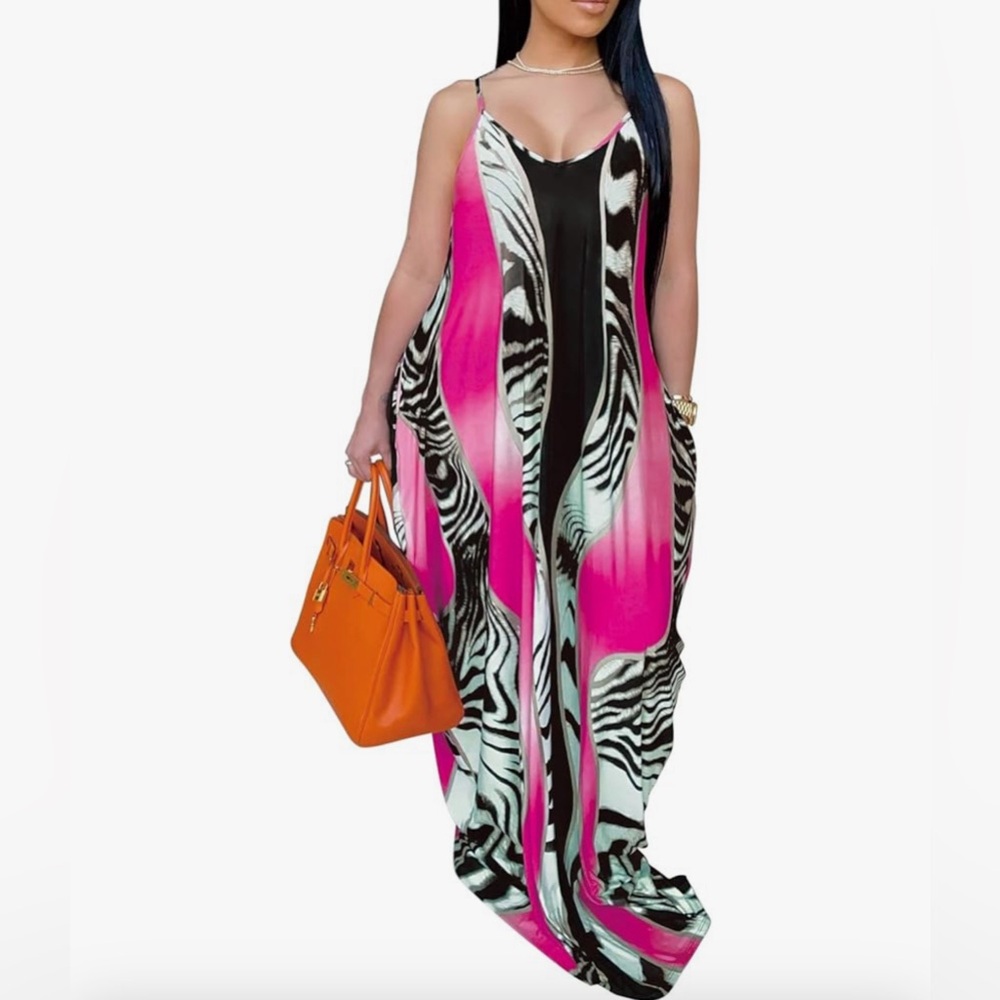 Summer Maxi Dress w/ Pockets
